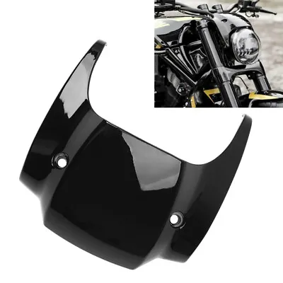 $42 • Buy Gloss Black Front Headlight Fairing Cover For Harley V-Rod Night Rod 2012-2017