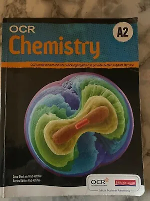 OCR GCE Chemistry A: OCR A2 Chemistry A Student Book And Exam Cafe CD By Dave • £3.99