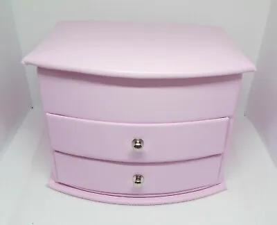 Pink Jewellery Box Faux Leather 14cm X 12cm X 10cm Mele & Co  • £7