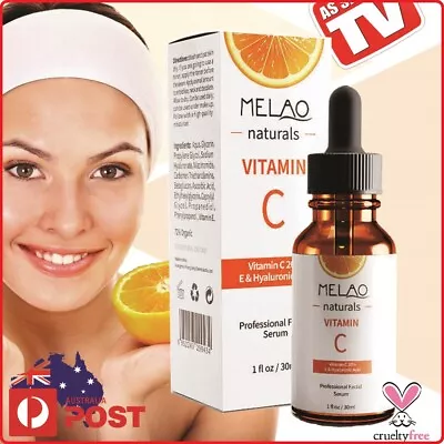 $14.95 • Buy ✅20% Vitamin C Anti Age Serum + 100% Hyaluronic Acid +1% Niacinamide FREE 📮💯❤️