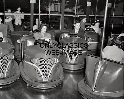 1942 Southington Connecticut Dodge Em Bumper Cars Amusement Park 8x10 Photo FAIR • $13.99