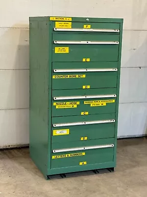 Used Lista 6 Drawer Cabinet Industrial Tool Box Storage Bin #2842 Vidmar • $549.99