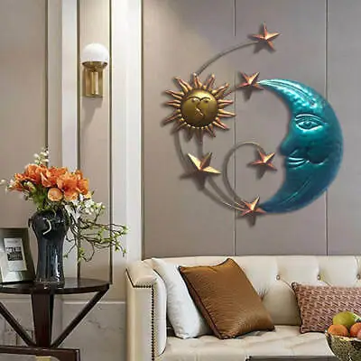 Modern Style Wall Hanging Decor Art Ornament Sculpture Minimalist For Garden • £10.21