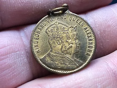 Vintage Medal King Edward Vii And Queen Alexandra Crowned 26 June 1902 • £9.99