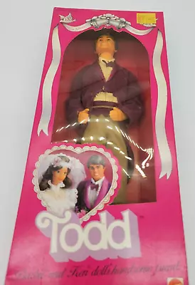 Vintage 1982 Mattel Barbie & Ken’s Handsome Friend Todd “Groom /Tracy” NIB 4253 • $41.99