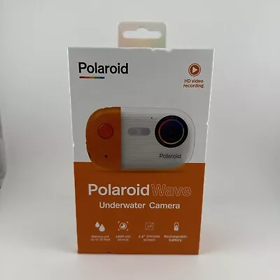 Polaroid Wave Underwater Camera (Orange/White) - Brand New • $25.99