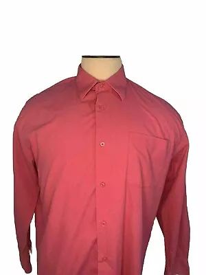 John Lennon By English Laundry Button Up Shirt Mens Large L Pink • $19.97