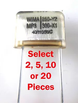 Wima MP3 Y2 4n7 4700PF 250V AC RFI Metallised Paper Capacitor OL0519 • £12