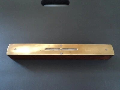 £8.95 • Buy JOHN RABONE & SON Antique Brass & Mahogany Spirit Level. 10 . Collectable Useful