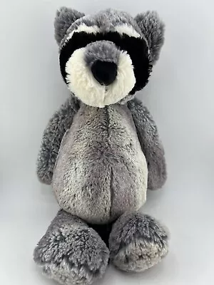 Jellycat London Gray Black Woodland Babe Rafferty Raccoon Soft Stuffed Plush Toy • $23.99