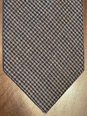 Bruno Piattelli Roma Houndstooth Hand Made 100% Wool Men’s Neck Tie • $29.99