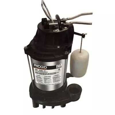 RIDGID 1/2 HP Cast Iron Sump Pump 500RSDS NEW AND FREE SHIPPING  • $160