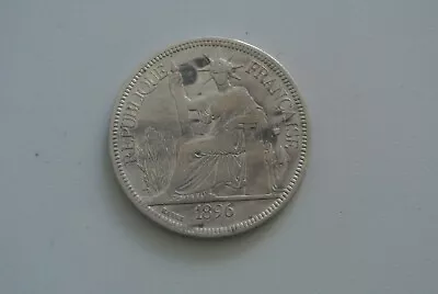 Piastres Argent /silver 1896 • $49