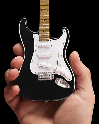 Fender Stratocaster Collectible Black And White Mini Guitar Model • $36.99