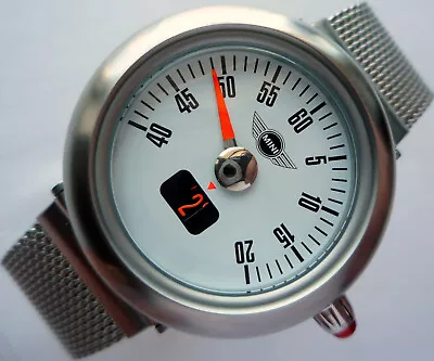 Rare MINI John Cooper Works S JCW Speedometer Classic Racing Car Accessory Watch • $263.20