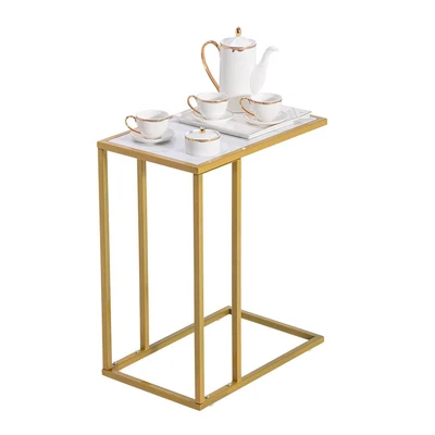 £25.98 • Buy Side Table C-Shaped Sofa End Table Coffee Snack Laptop Desk Bedroom Living Room