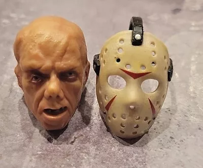 Mezco One:12 Jason Voorhees Head & Mask Friday The 13th 1:12 Scale Fodder CUSTOM • $21.99