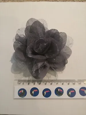 £7 • Buy Beautiful Grey Flower Brooch Decorative Dress Wedding Hat