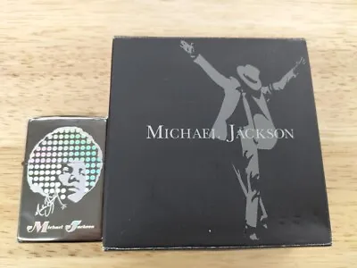 Zippo Michael Jackson Limited Edition No.0529/2009 Oil Lighter With Case And Box • £154.73