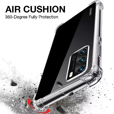 360 Full Protection Bumper Clear Shockproof Case For Huawei P20 Nova 4E Nova 6SE • £2.99