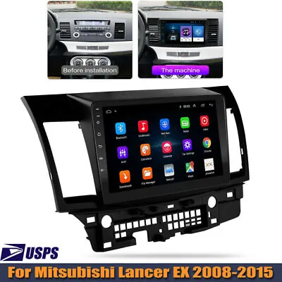 10  Android 11 Car Stereo Radio Player BT GPS Wifi For Mitsubishi Lancer 08-15 • $99.99