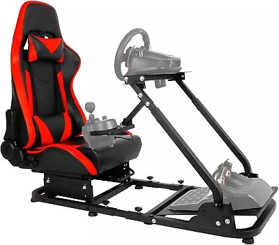 Dardoo  Racing Sim Cockpit With Red Seat Fit Logitech G29 G920 Thrustmaster T80 • £269.99