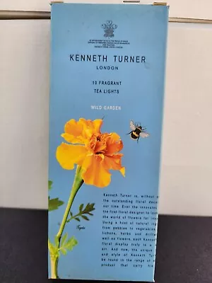 Rare Vtg Kenneth Turner London 10 Fragrant Wild Garden Tea Light Candles • £21.22