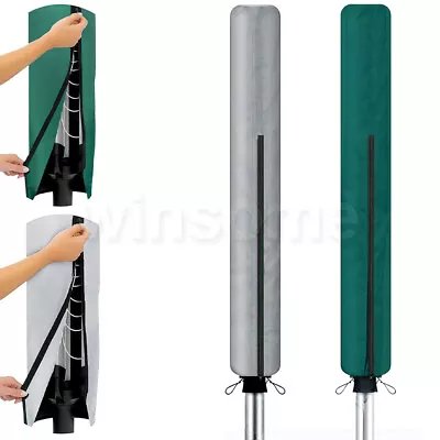 £8.99 • Buy Waterproof Rotary Washing Line Airer Zip Cover Drier Protector Garden Parasol 