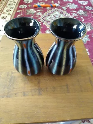 Pair Of Jasba Keramik West Germany Vases • £14.99