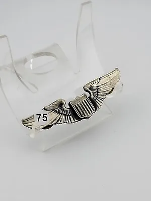 Wwii Sterling Silver Army Air Force / Corps Pilot Wing Wings Pin • $129.99