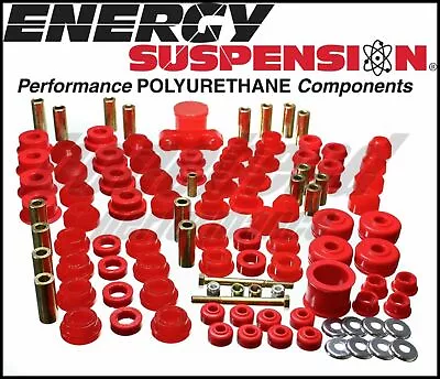 Energy Suspension 16.18102R Complete Master Bushing Kit 88-91 Honda Civic & CRX • $245.64