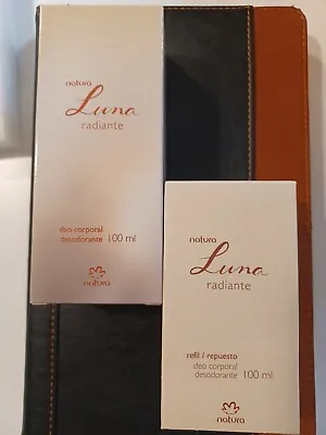 $49 • Buy Set Of TWO Natura Luna Radiante Deo Corporal E Refill Fragrance Brazil 