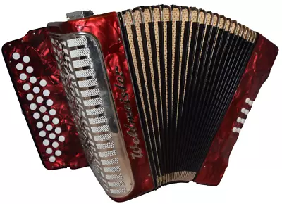 Diatonic Accordion Weltmeister Club  C/F  Very Good Condition!!! • $435.59