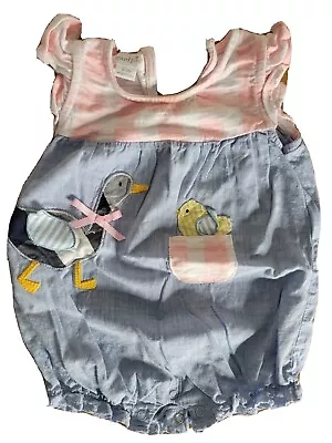 Mud Pie Bany Girl 9-12 Months Easter Spring • $13