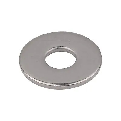 Flat Mudguard Penny Washers M6x18x1.5 Mm 304 Stainless Steel Metric Fender 100X • $16.20