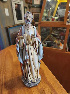 11  QC 07 Brand Composite Vintage Vatican Souvenir Saint Peter Statue • $6.99