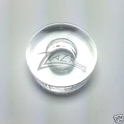 100 3/4 X1/8  TATOO WASHER  Center HOLE CLEAR Acrylic Circle Disc Plexiglass • $14.25