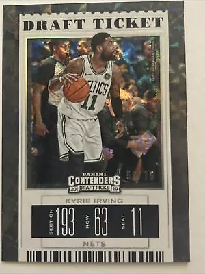 2019-20 Panini Contenders Draft Draft Hyper Ticket Kyrie Irving 50/75 • $2