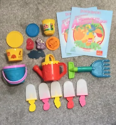 McDonalds Happy Meal Toys Britain In Bloom Ice Lolly Moulds Story Book Play-doh • £7.99