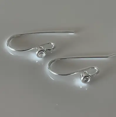 $49 • Buy Genuine PANDORA CZ Compose Dangle Earring Hooks Posts 290677CZ Retired Rare NEW