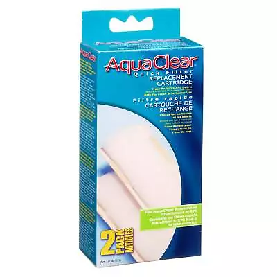 Aquaclear Quick Filter Refill Cartridge 2 Pack • $7.99