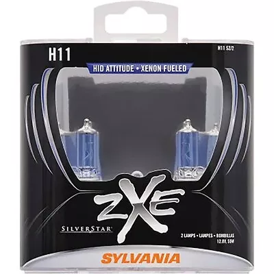 Sylvania Silverstar ZXE H11 55W Two Bulbs Head Light Low Beam Plug Play Halogen • $45