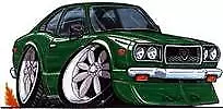 RX-3 Green Cartoon T-shirt Wankel Mazda Rx3 Sp Rotary Available In Sizes S-3XL • $20.42