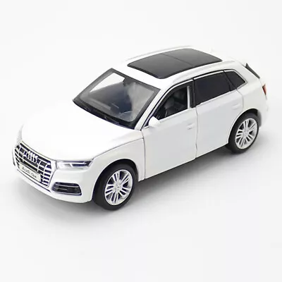 1:32 Scale Audi Q5 SUV Model Car Diecast Toy Cars W/ Sound Light Kids Gift White • £17.99