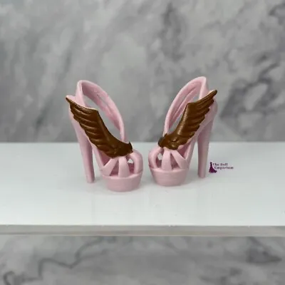 Ever After High Doll Spares - Book End Glass Slipper Shoe Store - Pink Shoes • £9.95
