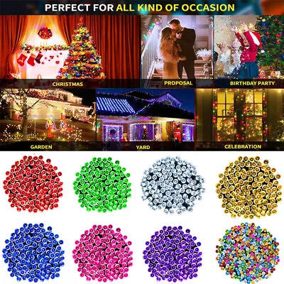 Solar Fairy String Lights 22M / 200 LED Outdoor Garden Christmas Party Decor • $15.99