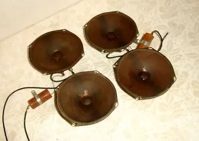 Set Of (4) Vintage 1960s Magnavox  4.5  Tweeters 584028 232051 Console Speakers • $25