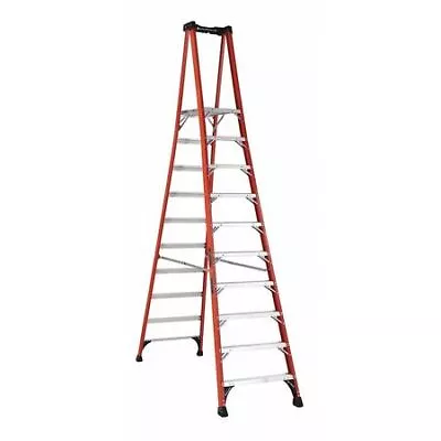 Louisville Fxp1810hd 12 Ft 0.33 Ft Fiberglass Platform Stepladder • $557.99