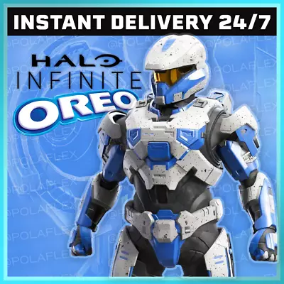 HALO Infinite Parade Ground Armor Oreo Coating Skin Rare Bonus DLC ⚡️ INSTANT ⚡️ • £1.89