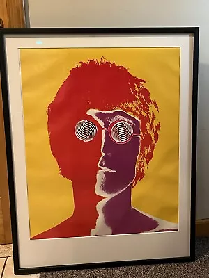 1967 John Lennon Richard Avedon Look Magazine Poster. Framed And Matted • $165